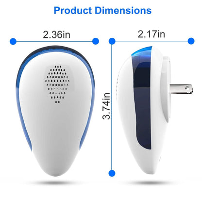 6-Pack: Ultrasonic Pest Repeller Indoor Plug in Bug Repellent