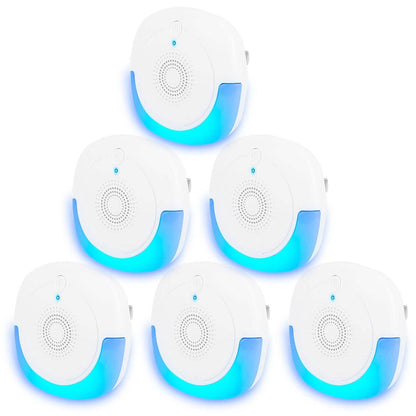 6-Pack: Ultrasonic Pest Repellers Plug-In Indoor Pest Control Mouse Repellent
