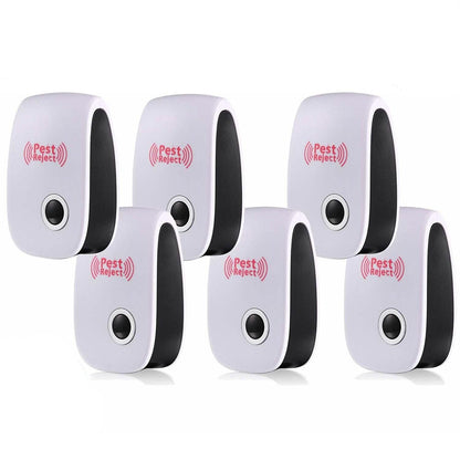 6-Pack: Ultrasonic Plug In Pest Repeller