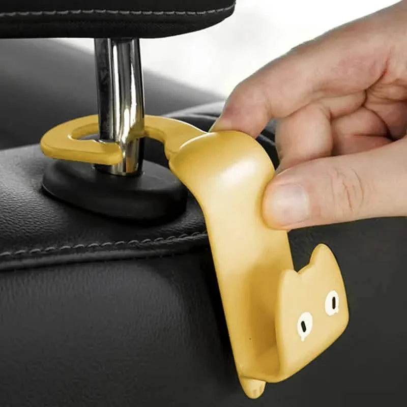 6-Pack: Universal Car Seat Hanger Hooks Cute Cartoon Double-hook