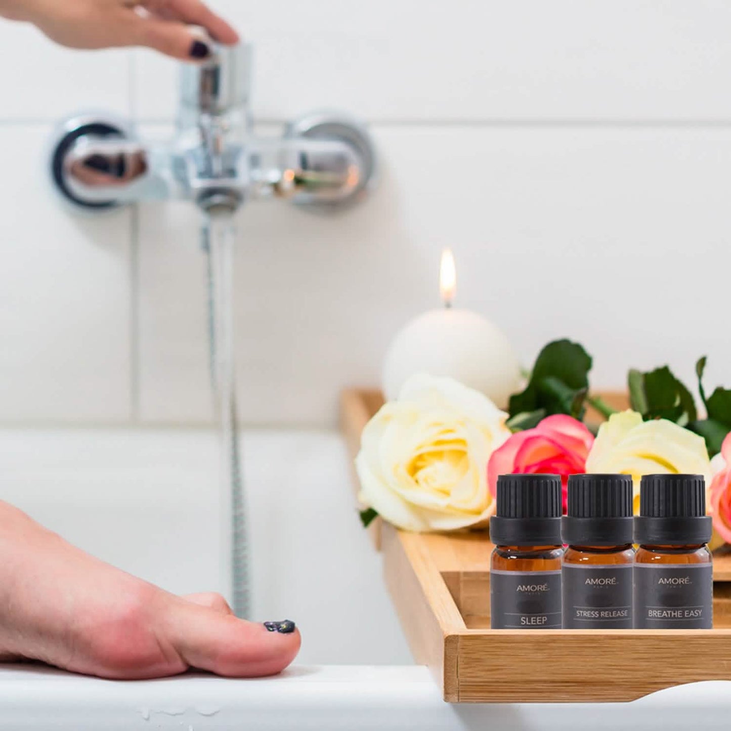 6-Pack: Well-Being Yoga Aromatherapy Essential Oil Gift Set