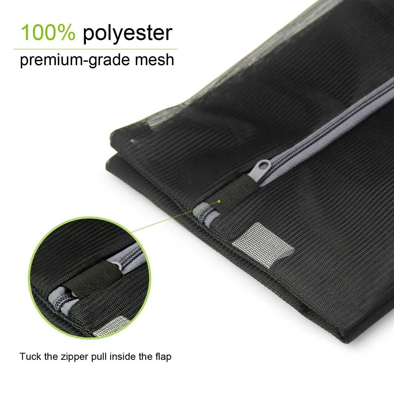 6-Pack: Zipped Wash Bag Net