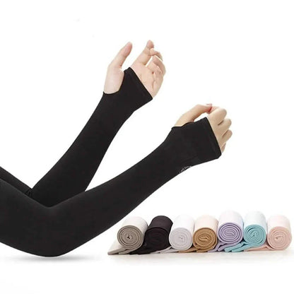 6-Pairs: Ice Silk UV Protection Arm Sleeves