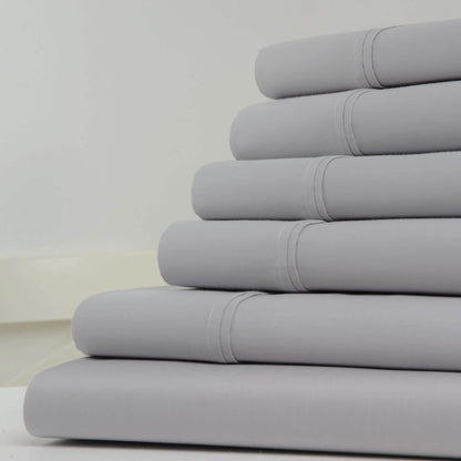 6-Piece: 1200 Thread Count Cotton Sheets