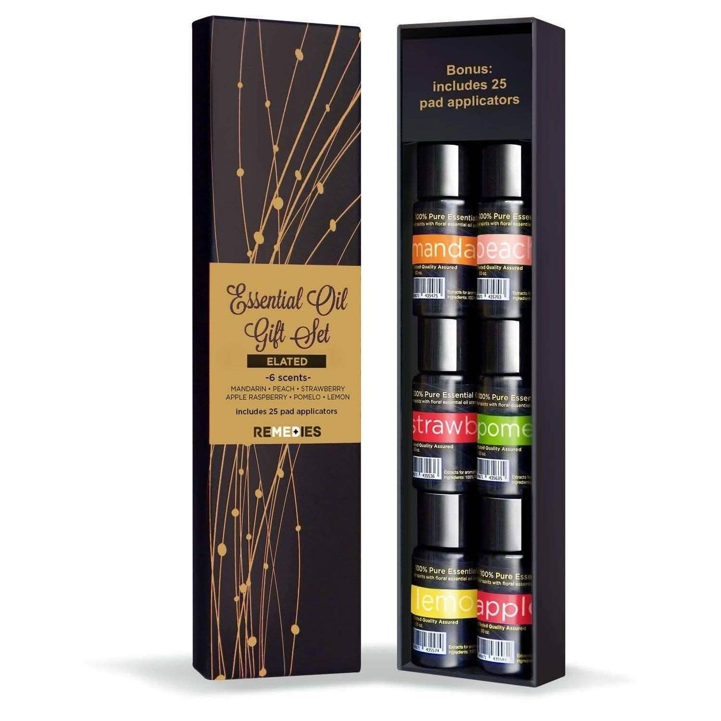 6-Piece: 15ml Bottles Remedies Home Fragrance Aromatherapy Oil for Diffusers