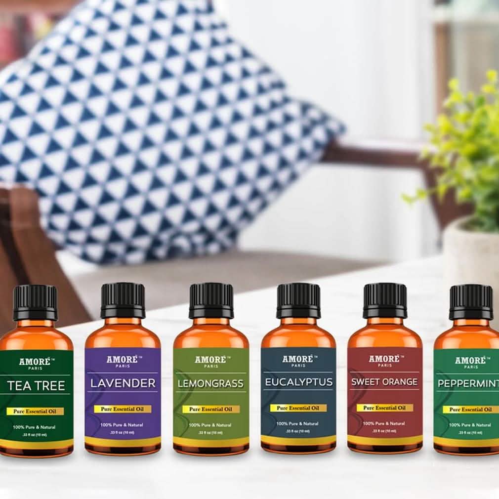 6-Piece: Aromatherapy Therapeutic Grade Essential Oils Gift Set