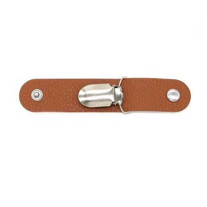 6-Piece: Hat Clip for Summer Travel on Bag Luggage PU Leather Hat