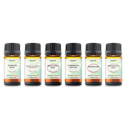6-Piece: Island Gateway Pure Aromatherapy Essential Oil Set
