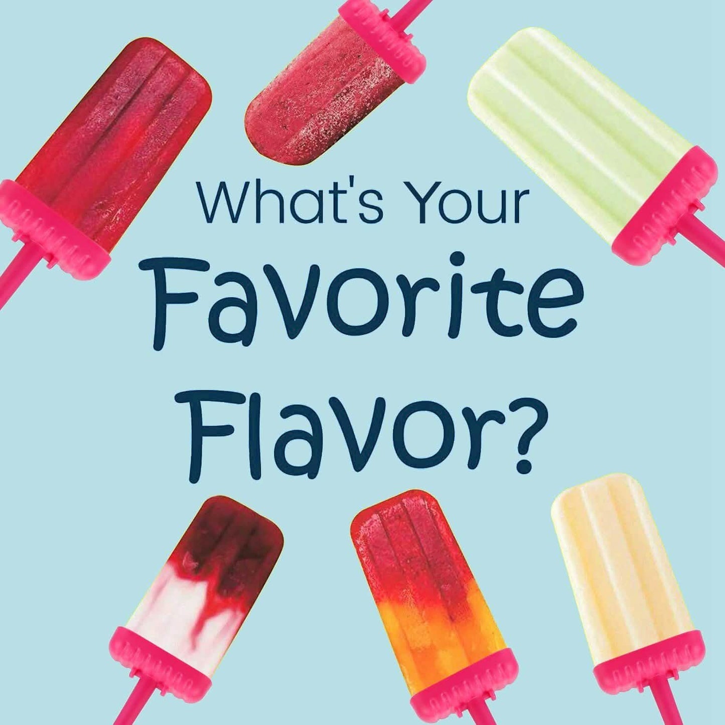 6-Piece: Popsicle Molds Reusable Ice Cream DIY Ice Pop Maker