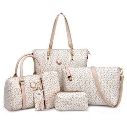6-Piece Set: Women's Shoulder Bags Luxury Totes