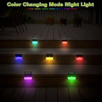 6-Piece: Solar Powered Acrylic Bubbles Decorative Deck Lights