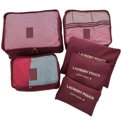 6-Piece: Travel Bag Set