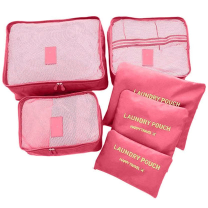 6-Piece: Travel Bag Set