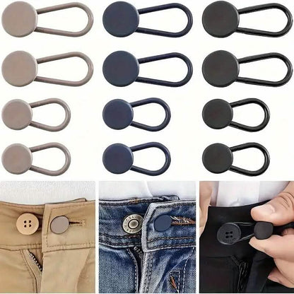 6-Pieces: Durable Waistband Expanders for Jeans