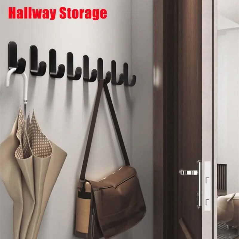 6-Pieces: Easy Install J-Shaped Hooks