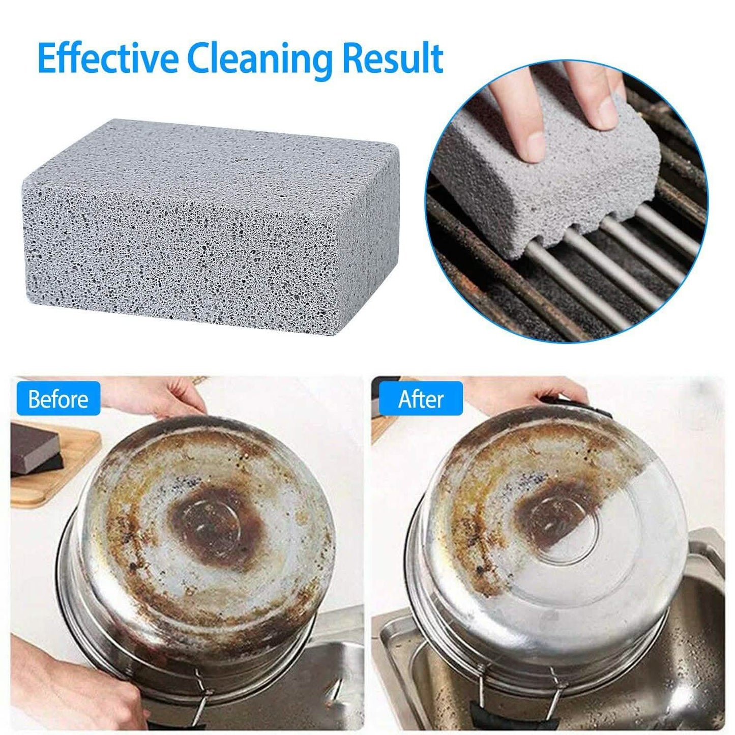 6-Pieces: Grill Griddles Cleaning Block