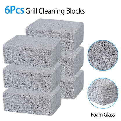 6-Pieces: Grill Griddles Cleaning Block