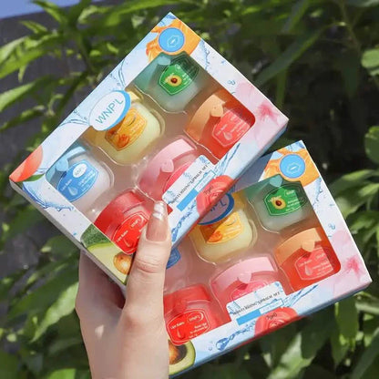 6-Pieces: Luxurious Glossy Lip Balm Set - Long-Lasting Hydration for Dry Lips