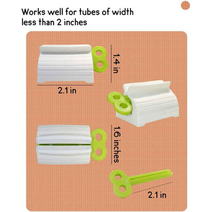 6-Pieces: Multi-Purpose Toothpaste Dispenser
