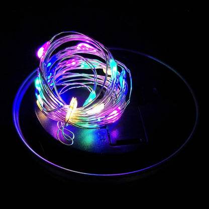 6-Pieces: Solar Powered Mason Jar Lid Lights 20 LEDs