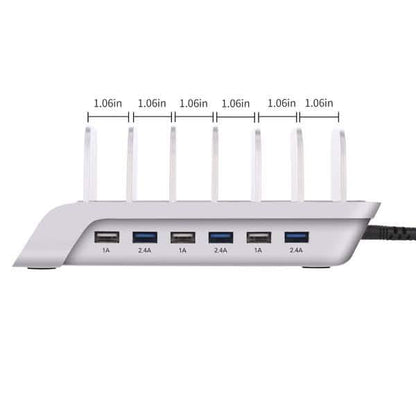6 Port USB Charging Station