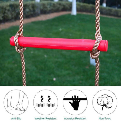 6 Rungs Swing Climbing Rope Ladder Hang for Children Playground Exercise