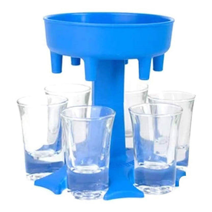 6 Shot Glass Dispenser and Holder