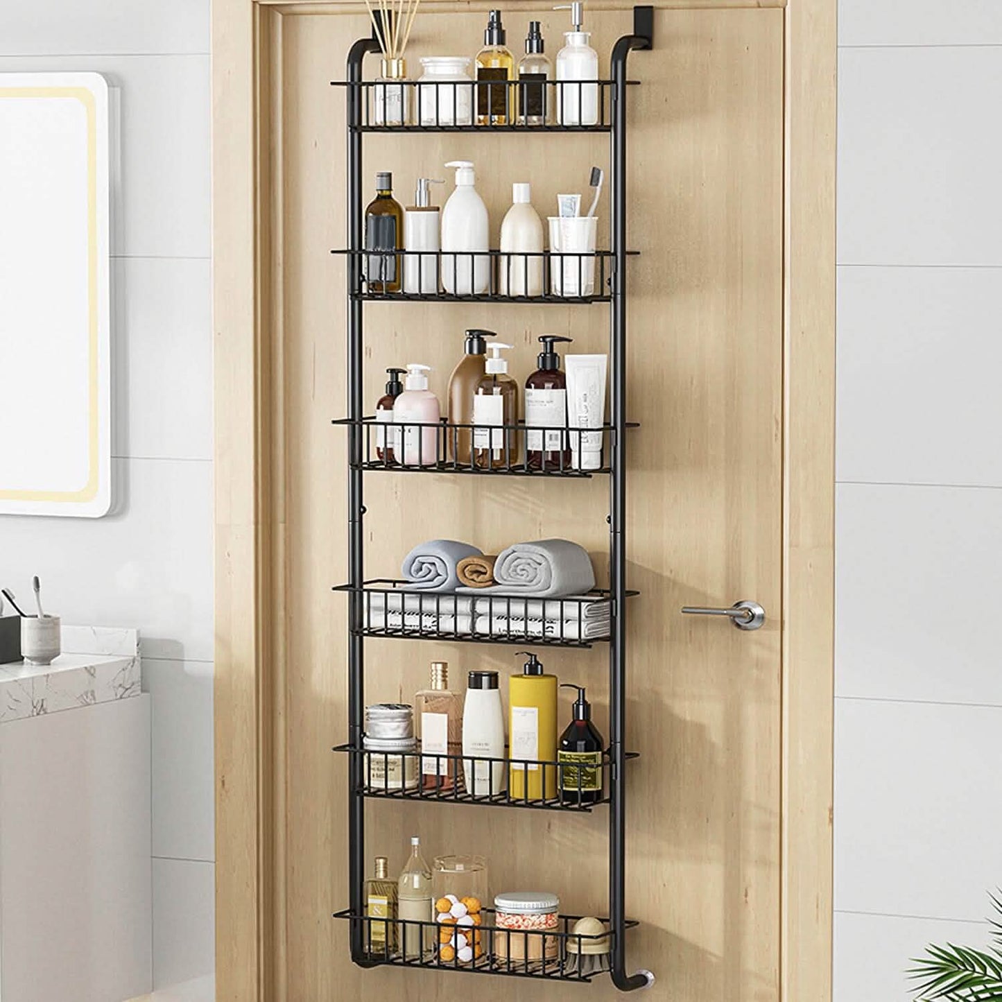 6-Tier Over Door Pantry Organizer