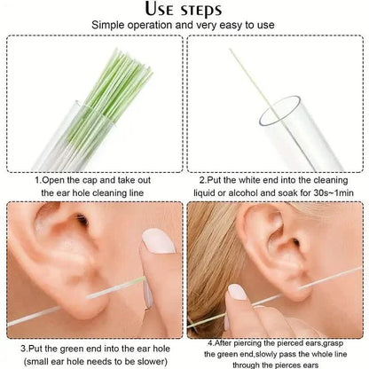 60-Pieces: Ear Hole Cleaning Lines