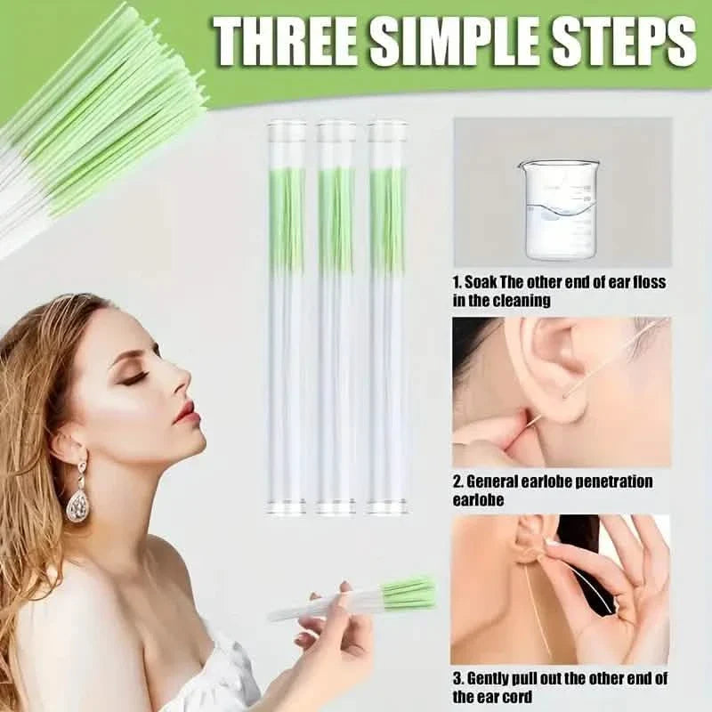 60-Pieces: Ear Hole Cleaning Lines
