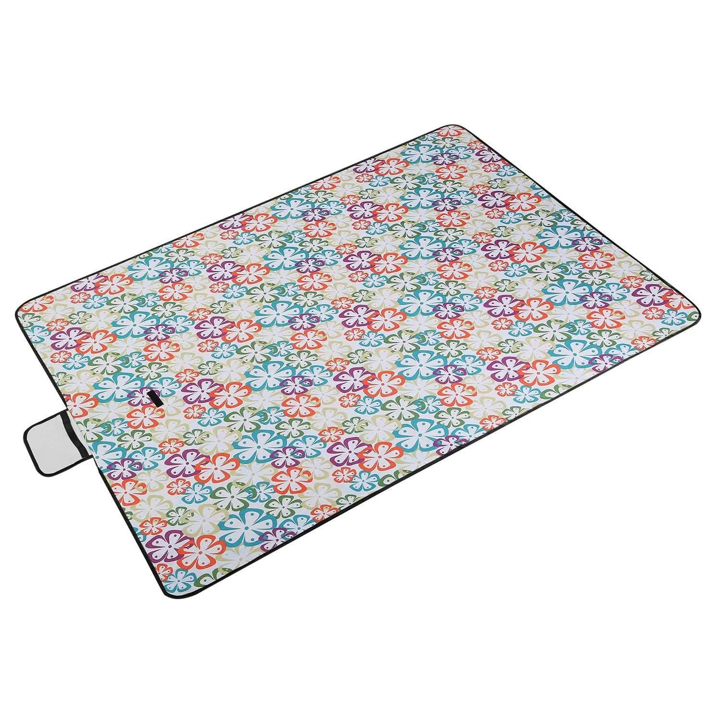 60" x 78" Foldable Waterproof Picnic Blanket with Strap