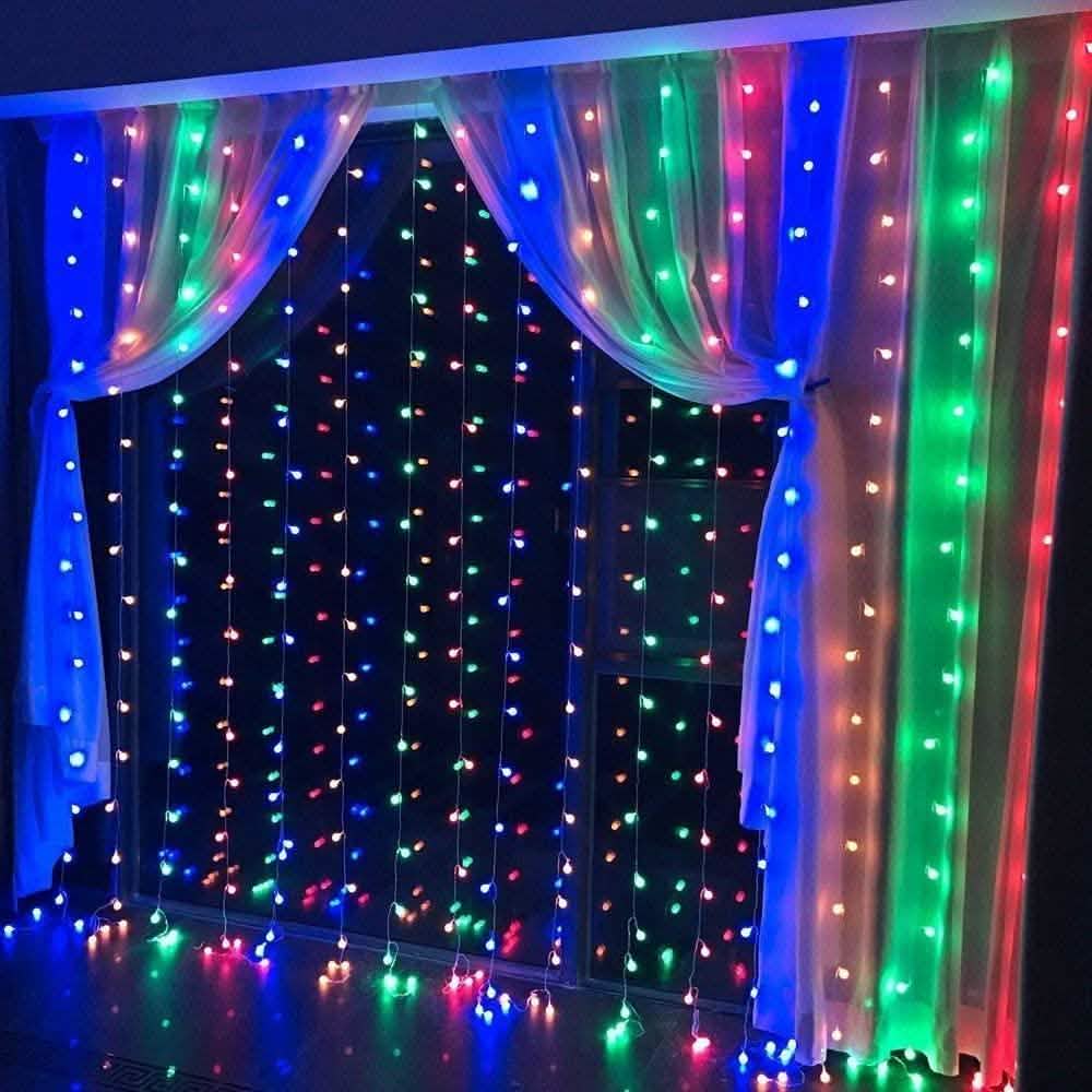 600 LED Waterproof String Fairy Curtain Lights Window Lights