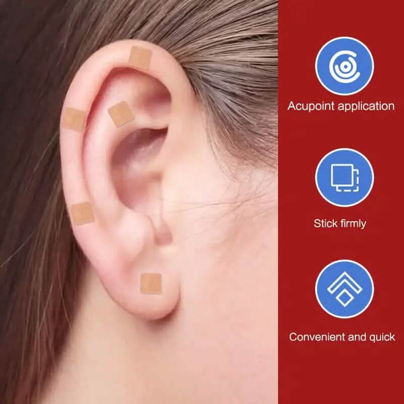600-Pieces: Auricular Patch, Massage Press Seeds Patch for Relaxation