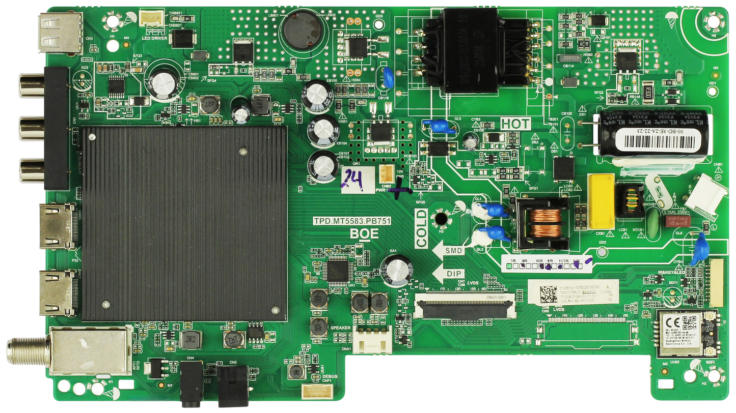 Vizio 60103-01023 Main Board/Power Supply for D32-F04