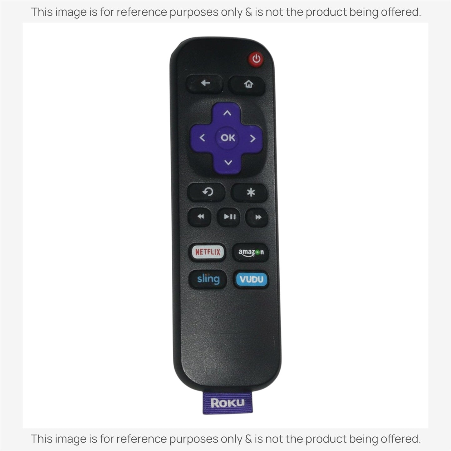 Substitute for Roku RC69 Streaming Remote Control [RRST01]