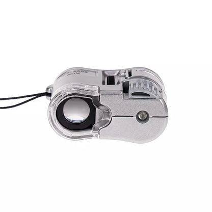 60X Handheld Magnifying Glass Mini Pocket Microscope