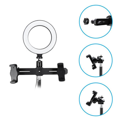 6.3" Multi-function Selfie Ring Light with Tripod Stand