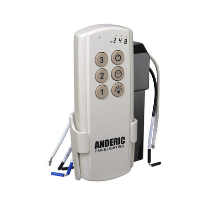 Anderic 63T-AC83T-KIT Universal Add-on Remote Control Kit for LED 3-Speed Ceiling Fans