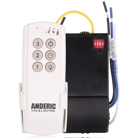 Anderic 63T-AC83T-KIT Universal Add-on Remote Control Kit for LED 3-Speed Ceiling Fans