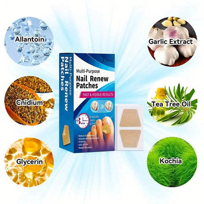 64-Pieces: Extra Strength Toenail Treatment Nail Repair Patches