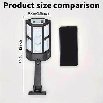 6500K Bright LED Solar Wall Light 3 Lighting Mode Light