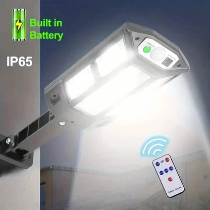 6500K Bright LED Solar Wall Light 3 Lighting Mode Light