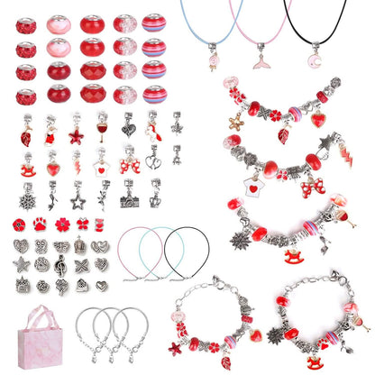 66-Pieces: Charm Bracelet Making Kit
