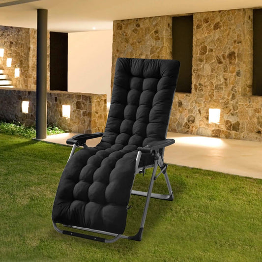 67x22in Chaise Lounger Cushion Recliner Rocking Chair Sofa
