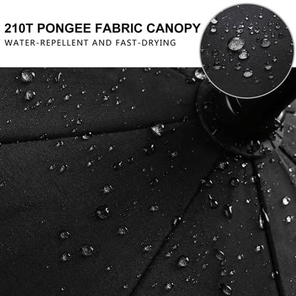 68" Automatic Open Golf Umbrella - Black