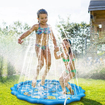 68" Inflatable Blow Up Pool Sprinkler Splash Pad For Kids