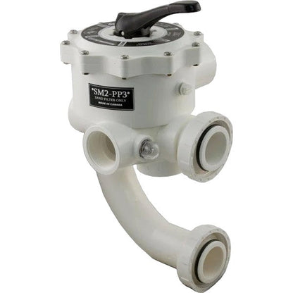 Multiport Valve, Praher SM2-PP3, 2 inch, with PacFab Plumbing