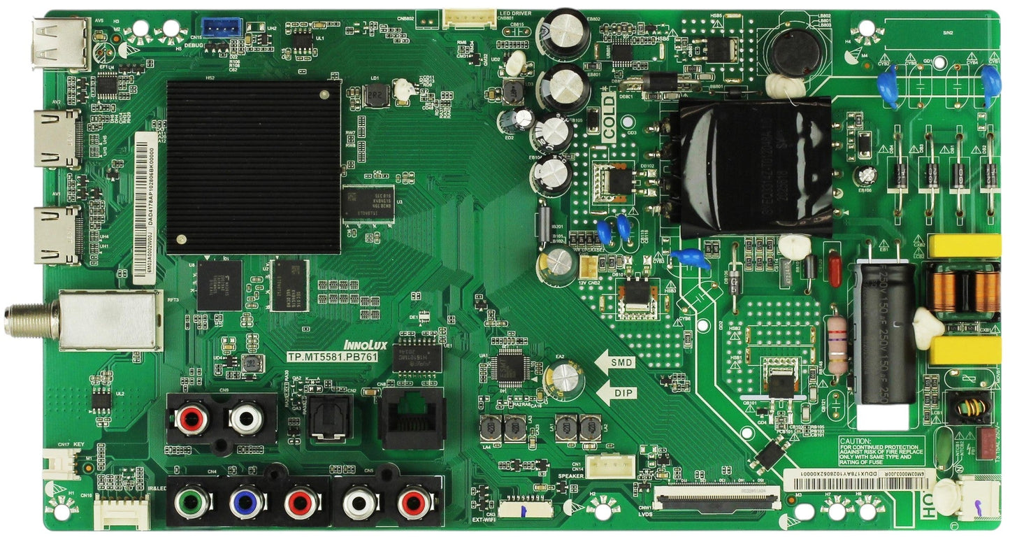 Vizio Main Board / Power Supply 6M03A0002W00J for D40F-G9 LINIXTKW