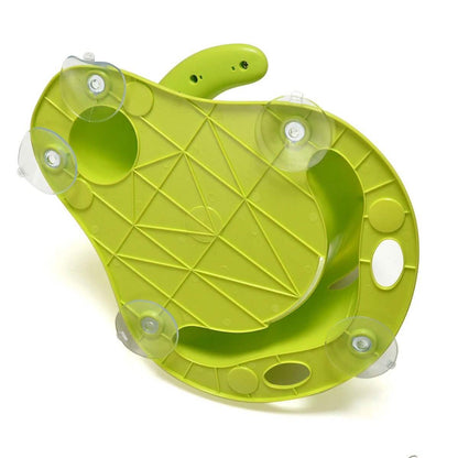6M+ Infant Toddler Tub Seat Non-slip Safety Chair with Heat Sensitive Bath Mat