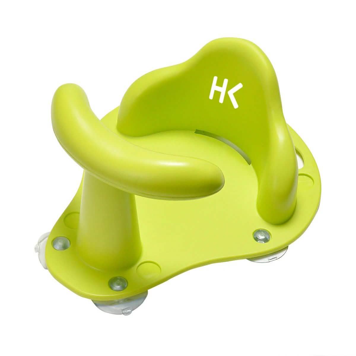6M+ Infant Toddler Tub Seat Non-slip Safety Chair with Heat Sensitive Bath Mat